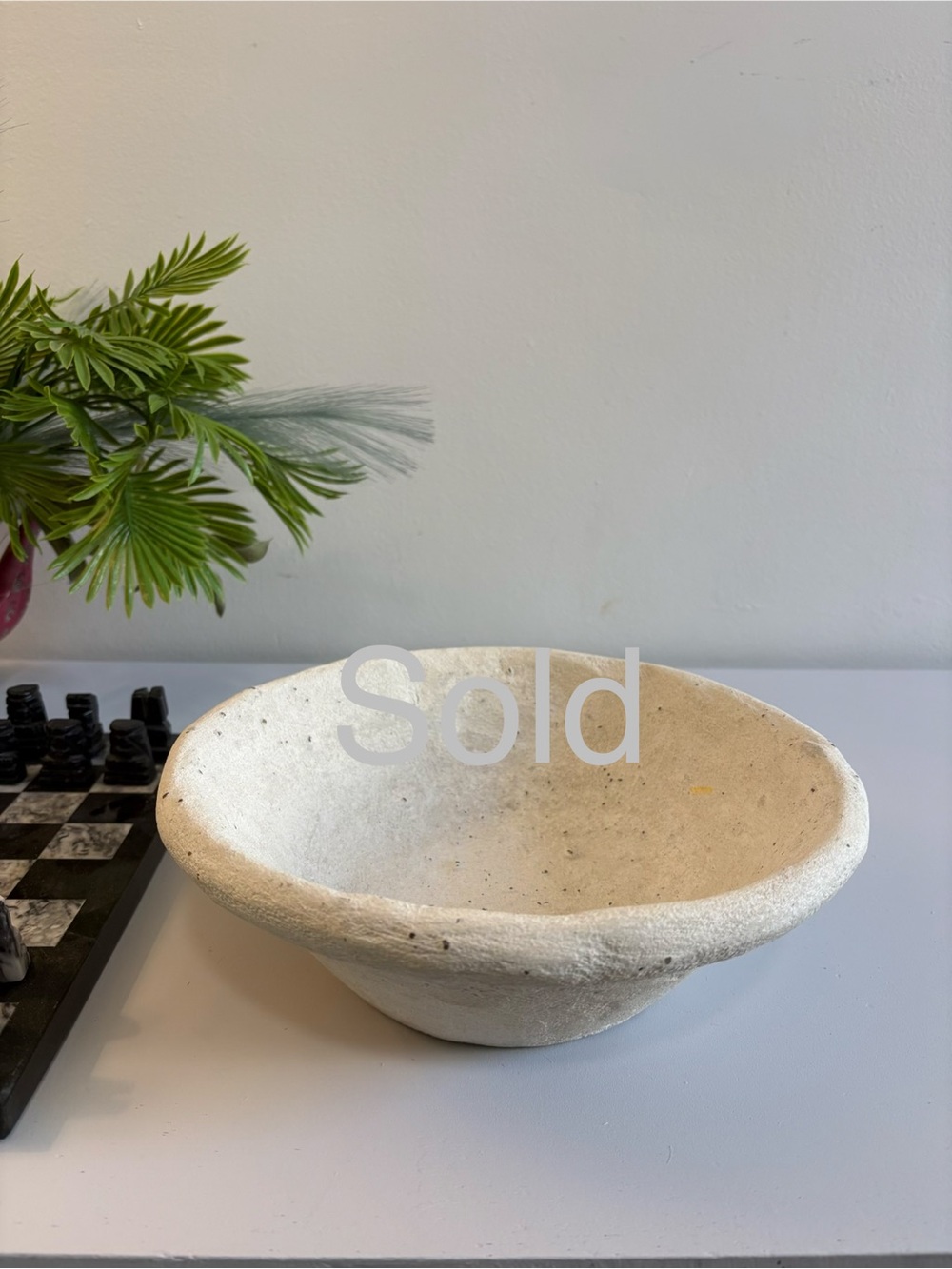 Animiora -Swiss Coffee White. Neutral Rustic Decorative Designer Matte Bowl